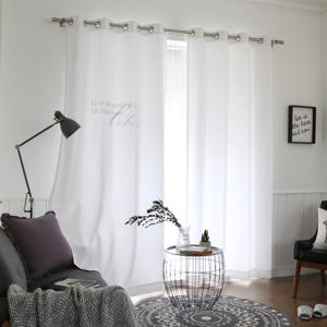 까르데코 앨리스뷰티풀라이프+솔리드 긴창 암막커튼2장