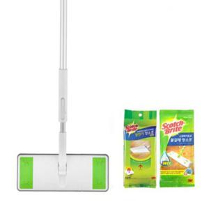 3M 올터치 막대걸레 대형(정전기청소포10매+물걸레청소포1매)