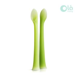 [올라베이비] 실리콘 피딩 스푼 2p