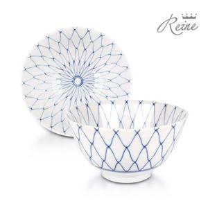 헨느 아미메 도자기 대접 1P 일본 국그릇