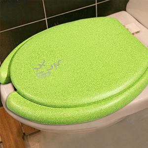 샤바스 녹차 변기커버 중형U형