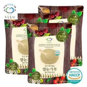 푸른들판 국산 생 현미 쌀눈 500g 3봉 가루 분말 100% 씨눈 배아