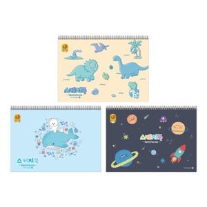 스케치북 블루 15매 모닝글로리