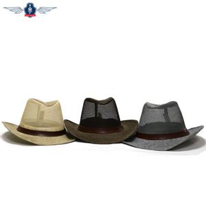 바람솔솔 가죽장식 카우보이 모자 페도라 (JMC18S-CBTNC04)