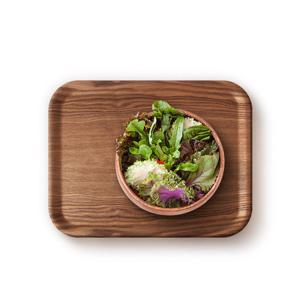 릴팡 네츄럴 우드 직사각쟁반(대)/나무쟁반/트레이