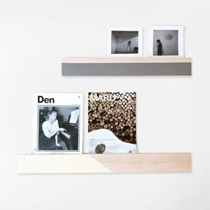 에이티 슬림 컬러패턴 액자선반 400mm (6 type)