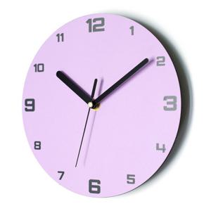 아미공 붙이는 인테리어시계 넘버베이직 퍼플