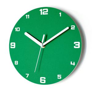 아미공 붙이는 인테리어벽시계 넘버베이직 그린