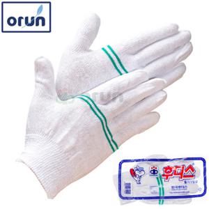 [오런]후디스 줄기사장갑 13G_작업장갑/면장갑/목장갑