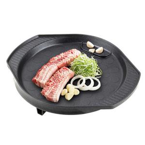 물방울원형구이판 고기 삼겹살 캠핑 불판 가정용