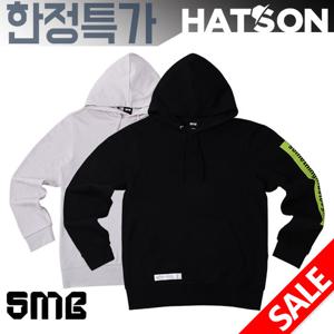 [햇츠온]SMB 브랜드 남자 여자 검정색 후드티 티셔츠 J4SM301 AD