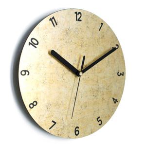 아미공 붙이는벽시계 넘버아트 스톤골드