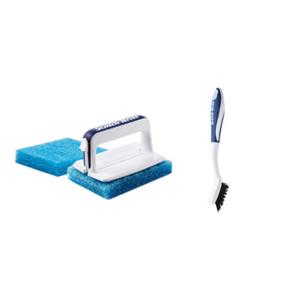 3M 크린스틱 올인원 욕실청소용 핸들1+리필2+타일 및 틈새브러쉬