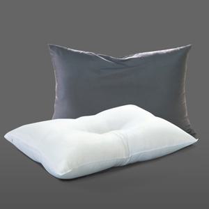 경추 베개솜+스마일 순면 베개커버 세트 40x60cm