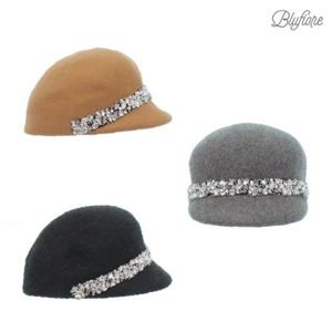[블루피오레] 큐빅장식 승마모자 BFH281