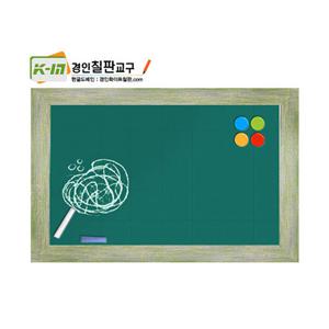 [경인칠판]  분필청칠판 자석 40x60