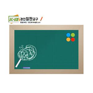 [경인칠판]  분필청칠판 자석 50x70