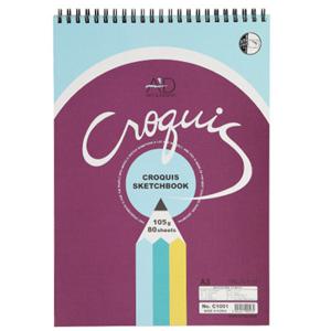 [아트앤디자인]고급 크로키북 A3 105g/m2
