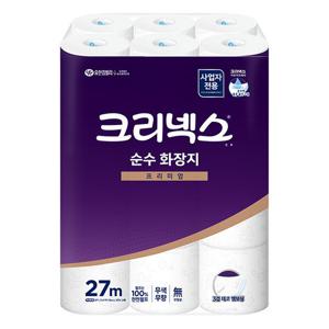 [크리넥스] 화장지 순수3겹 (25M*24롤)