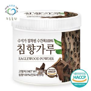 푸른들판 인도네시아 침향가루 110g(통) 침향분말 침향목 침향차