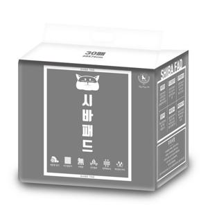 [딩동펫]애견 배변패드 시바패드 대형 72g 레몬향 30매