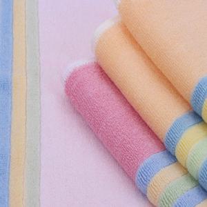 (무지개)어린이집 유치원 개인고리수건 50g, 35x35cm 수건