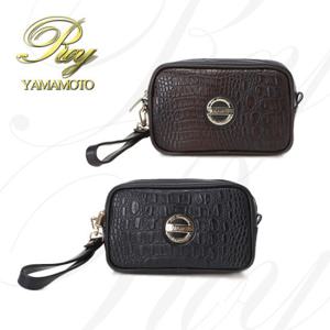 로이야마모토 남성 악어무늬 파우치백 - RYM-514PCH