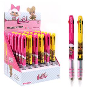 LOL 엘오엘 3색 볼펜 캐릭터 삼색 멀티펜 선물