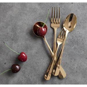 골드티타늄 브런치 커트러리(브런치스푼,브런치포크,화채스푼)