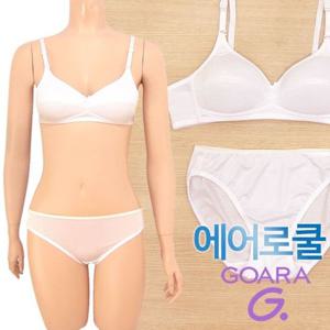 [고아라]주니어2단계 에어로쿨 브라팬티2종(IB2466)