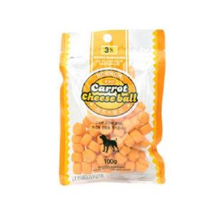 [엔터펫]바우와우 치즈+당근볼 100g