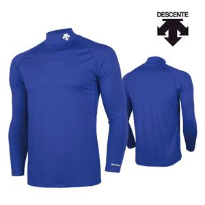 데상트 남성 하프넥 루즈핏 언더셔츠 S8221ZCO03-블루