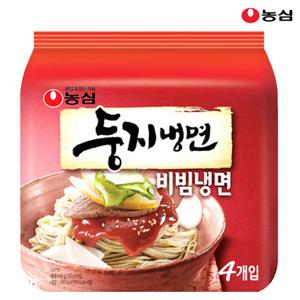 농심 둥지냉면 비빔냉면 162g x 4봉