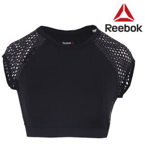 리복 여성 LM CROP 크롭티셔츠 요가복 헬스복-BJ9663