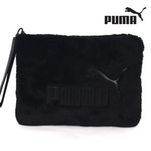 푸마 여성 퍼 클러치백 파우치 가방-075112-01