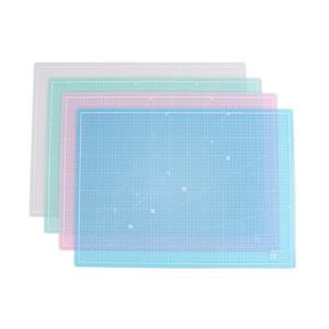 [현대오피스] 컬러투명 컷팅매트 HOM-A2 / 데스크매트