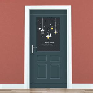 현관문시트지 엠보에어프리 체크플레어