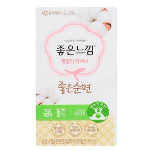 좋은느낌 라이너 좋은순면 일반 40P