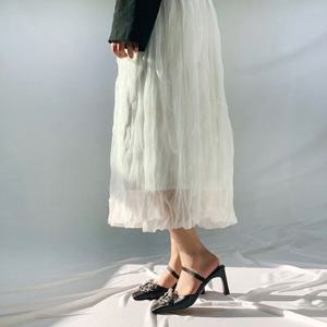 [블루피오레] 큐빅 버클 슬리퍼 BFS405