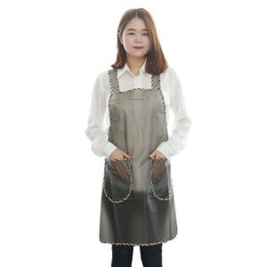 이솔홈 반투명 방수 앞치마 브라운 (S)