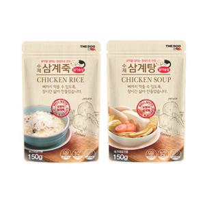 더독 수제 강아지 고양이 삼계탕 삼계죽 영양간식 150g