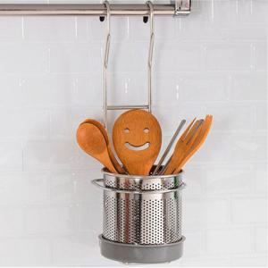 데코 갤러리 걸이형 스텐망 수저통