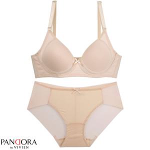 판도라by비비안 쿨메쉬 노와이어 브라팬티 AB컵 pst7100