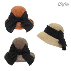 [블루피오레] 빅리본 와이어 벙거지 모자 BFH414