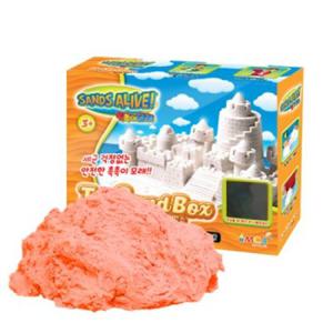 촉촉이모래 모래놀이 단품450g 오렌지