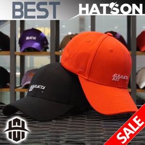 [HATSON]브랜드 남자 여자 블랙 하드 볼캡 야구 모자 K0HT413 AD