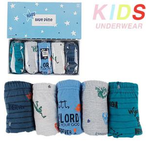 [블루핀] 남아동5매입 팬티 BMK0021