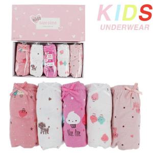 [블루핀] 여아동5매입 팬티 BMK0061