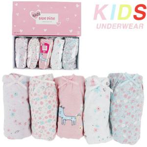 [블루핀] 여아동5매입 팬티 BWK0062