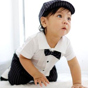 [베이비맥스] 젠틀리 보타이 정장 아기 롬퍼2118